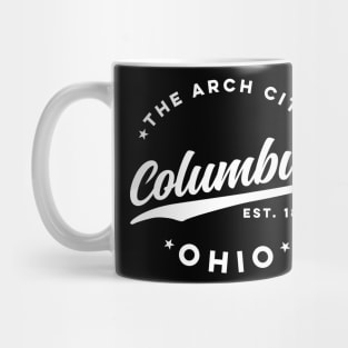 Vintage Columbus Ohio The Arch City Retro USA Mug